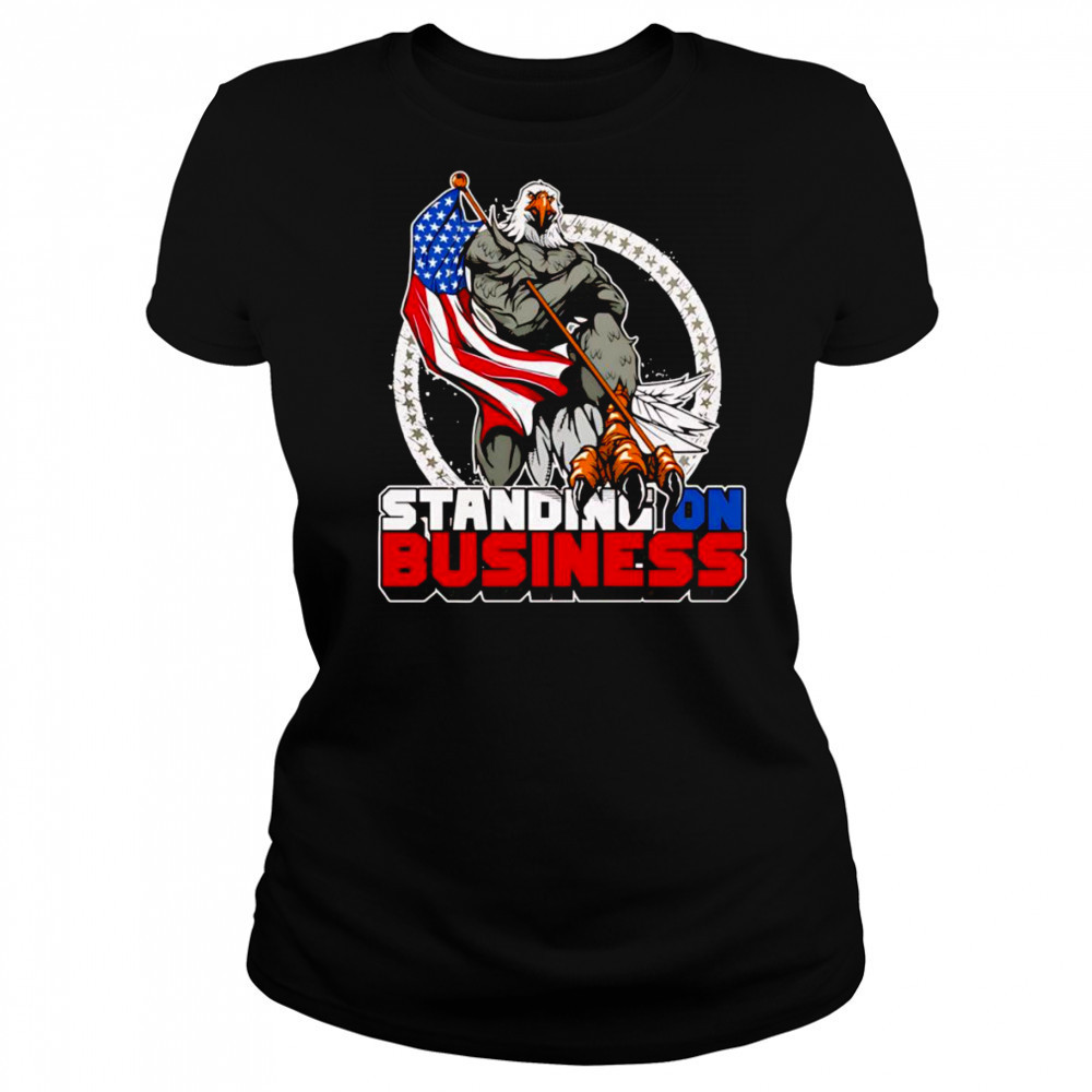 Standing on business shirt Women's T-shirt