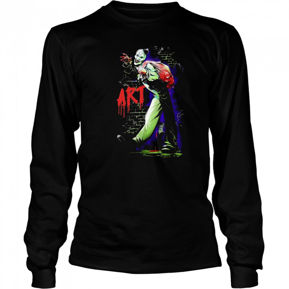 Terrifier Work Of Art T-shirt Long Sleeved