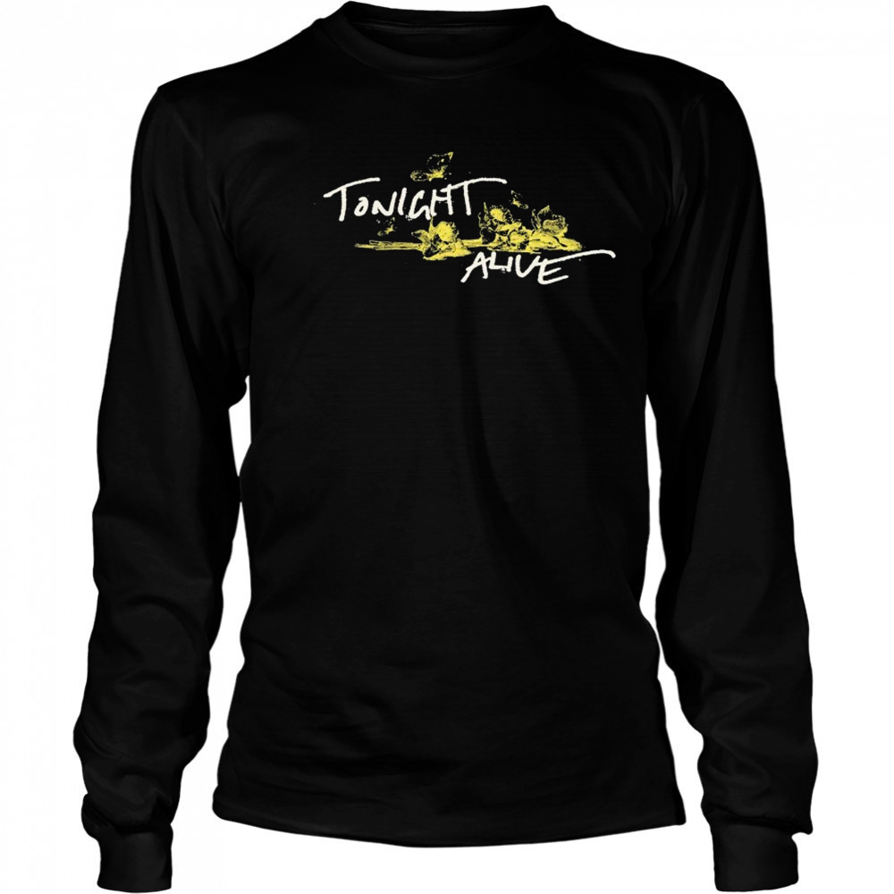 Tonight Alive Butterfly T-shirt Long Sleeved
