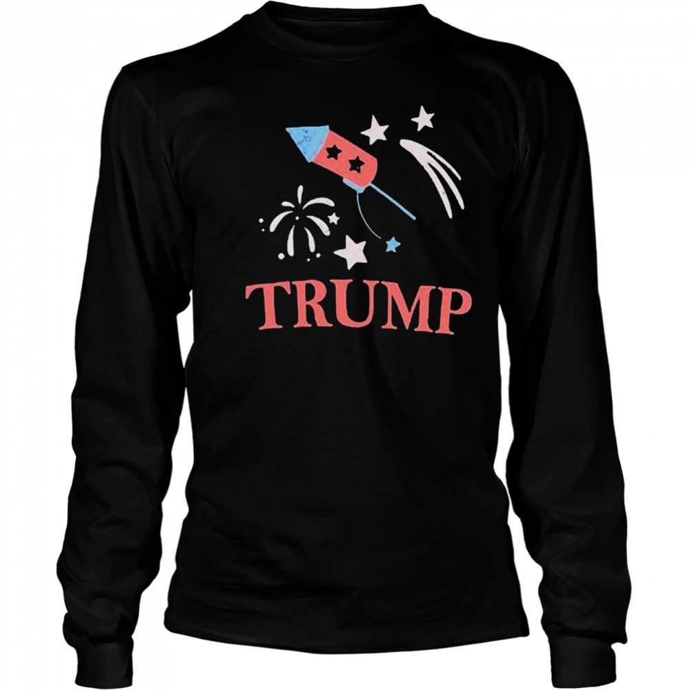 Trump Firecracker T-shirt Long Sleeved