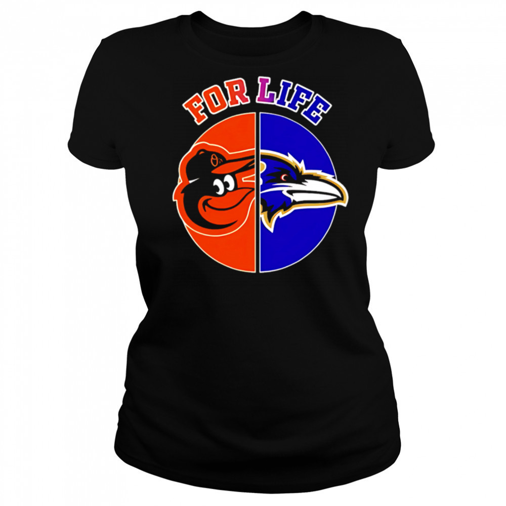Baltimore ravens and orioles for life shirt Women's T-shirt