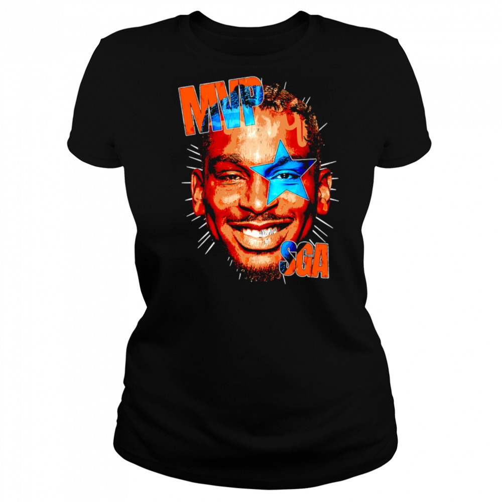 Big Head Shai Gilgeous-Alexander star MVP SGA shirt Women's T-shirt