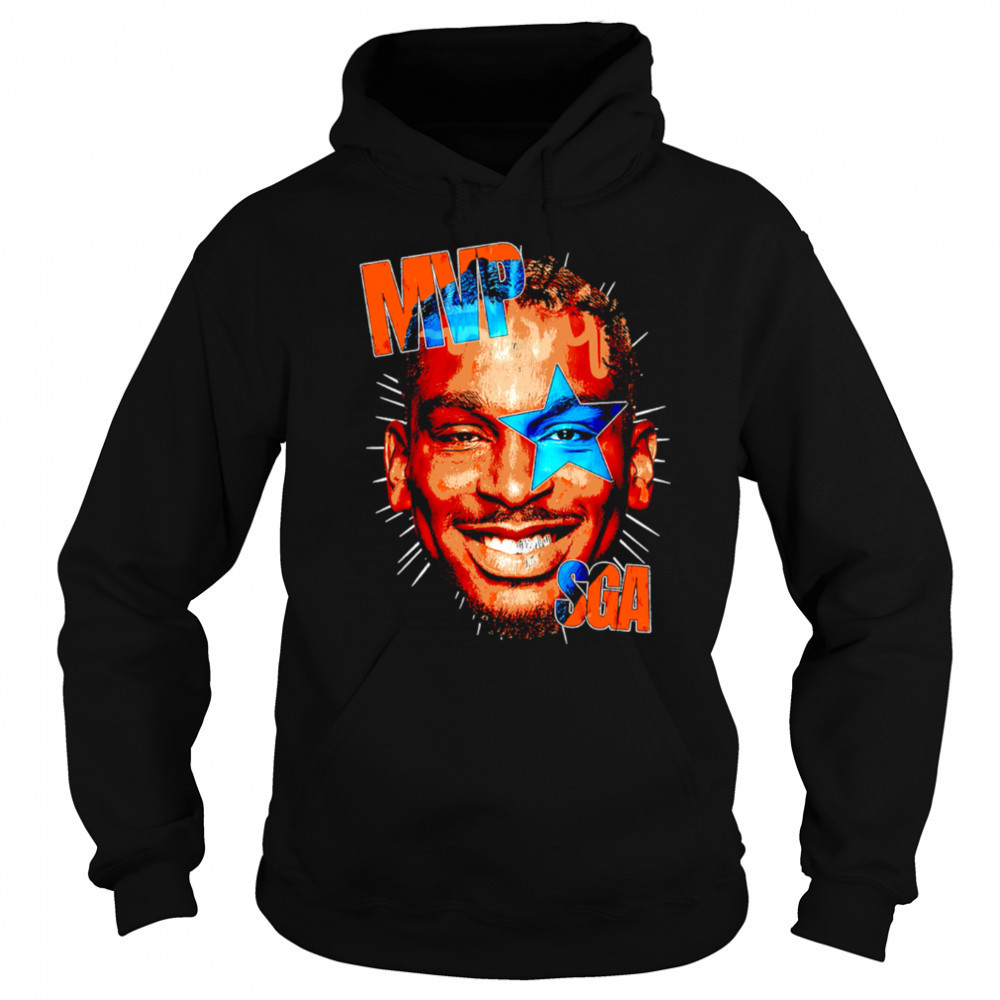 Big Head Shai Gilgeous-Alexander star MVP SGA shirt Hoodie