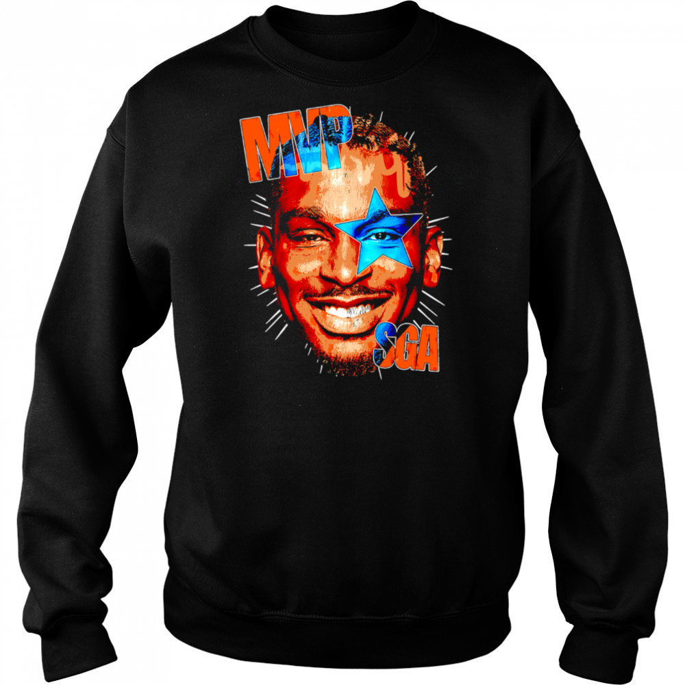 Big Head Shai Gilgeous-Alexander star MVP SGA shirt Sweatshirt