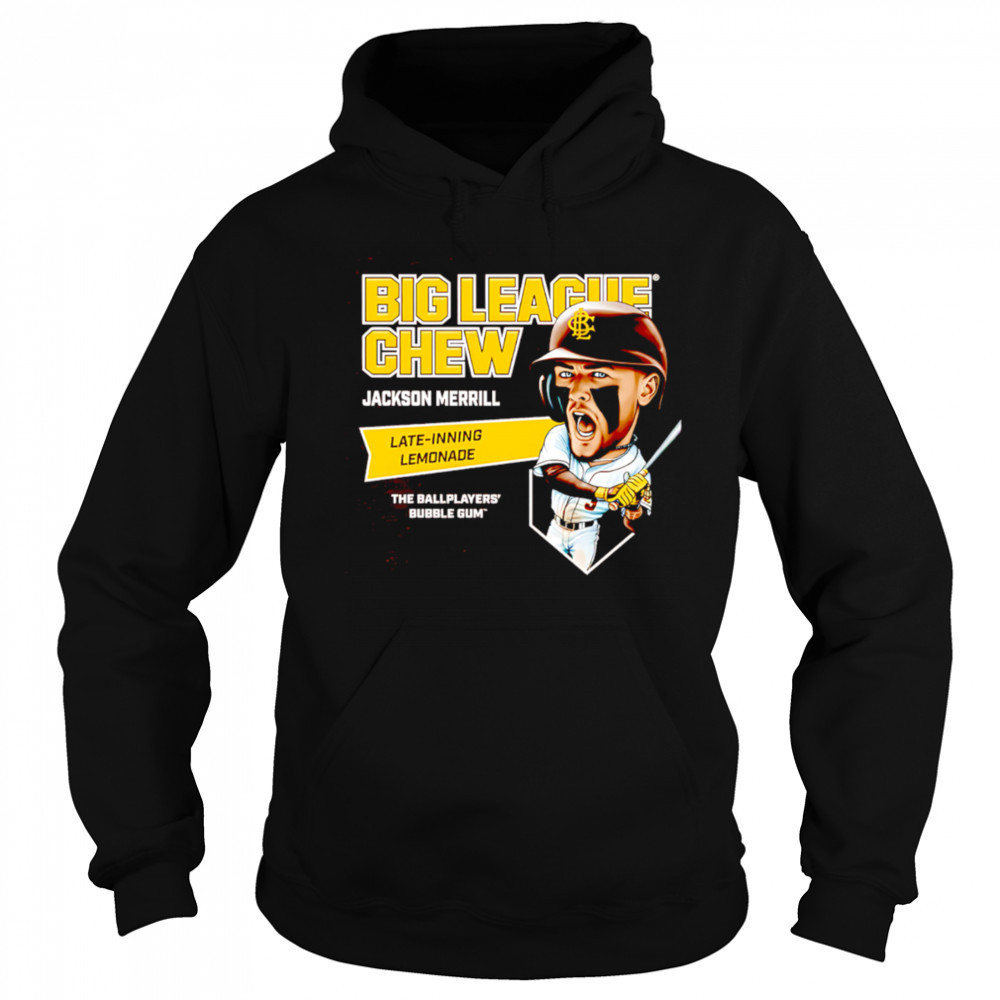 Big league chew Jackson Merrill’s Late-Inning Lemonade the ballplayers’ bubble gum’ shirt Hoodie