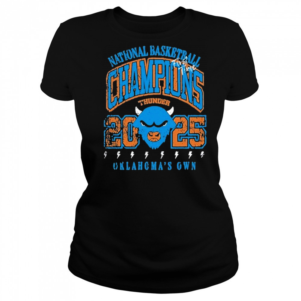 Bison Distressed Champs Black Shirt Women's T-shirt