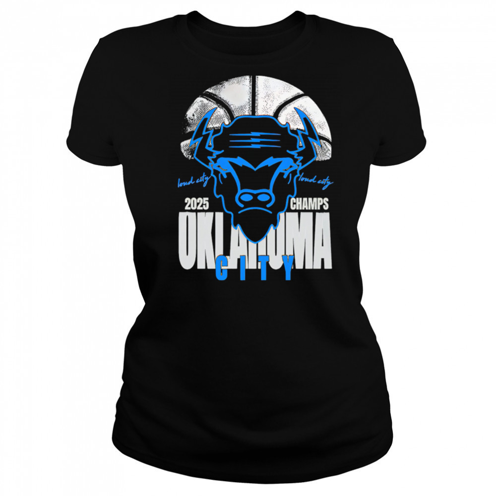Bison Faded Loud City Ball Champs Oklahoma City shirt Women's T-shirt