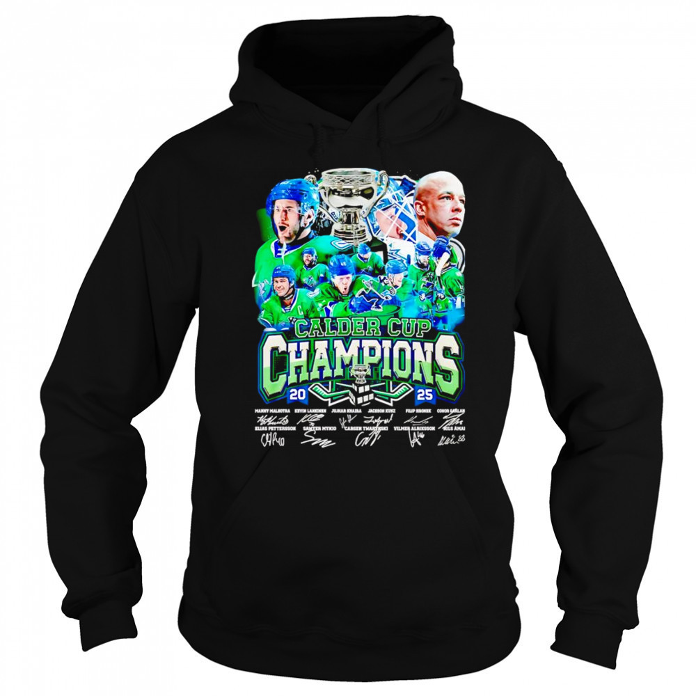 Calder Cup Champions 2025 Abbotsford Canucks signature shirt Hoodie