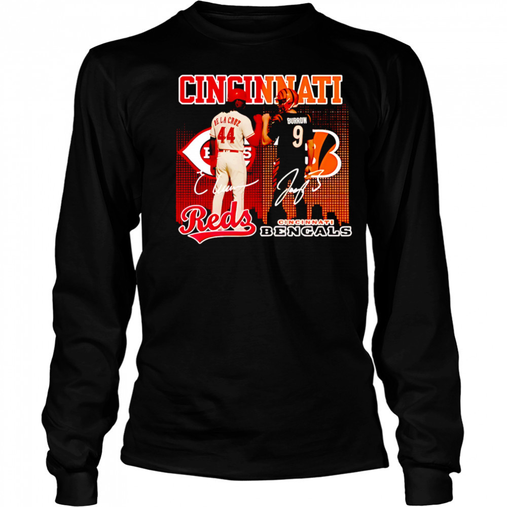 CincinnatI bengals and reds star power shirt Long Sleeved