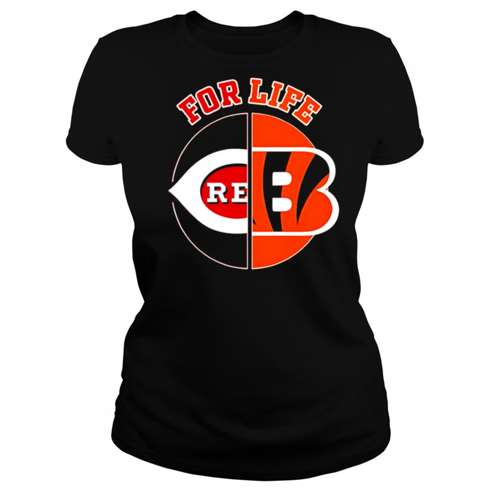 CincinnatI reds and bengals for life shirt Women's T-shirt