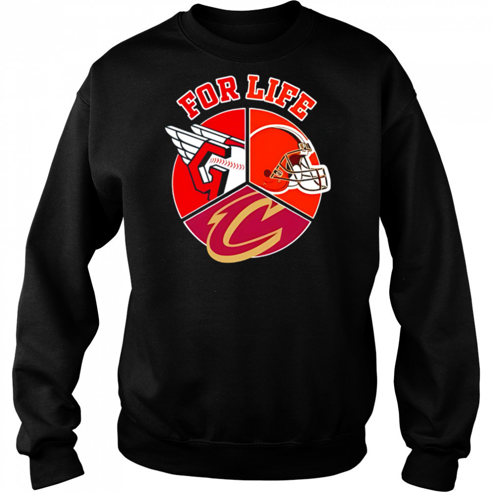 Cleveland guardians browns and cavaliers for life shirt Sweatshirt