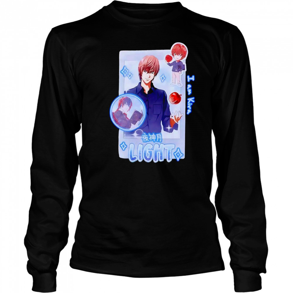 Death Note Light Chibi shirt Long Sleeved