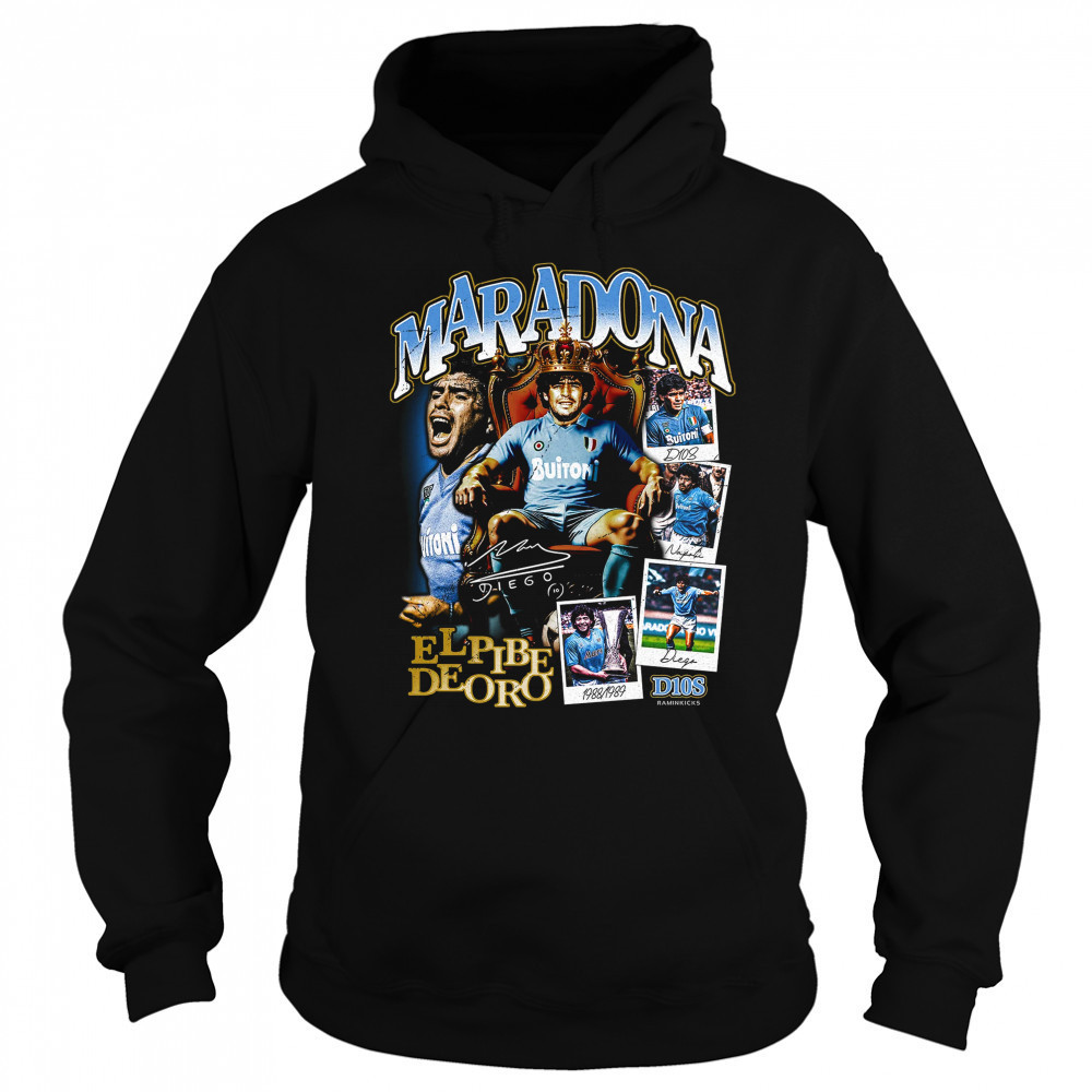 Diego Maradona Napoli T-Shirt Hoodie