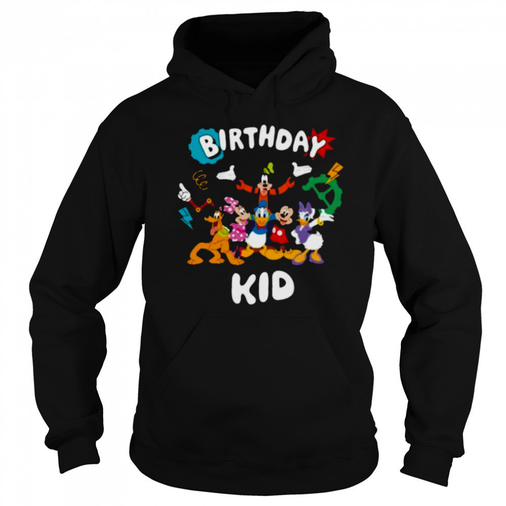 Disney Jr. Mickey & Friends _Birthday Kid_ Birthday Party Shirt Hoodie