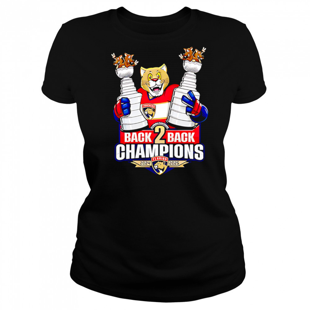 Florida Back To Back Champions Stanley Cup funny mascot shirt Women's T-shirt