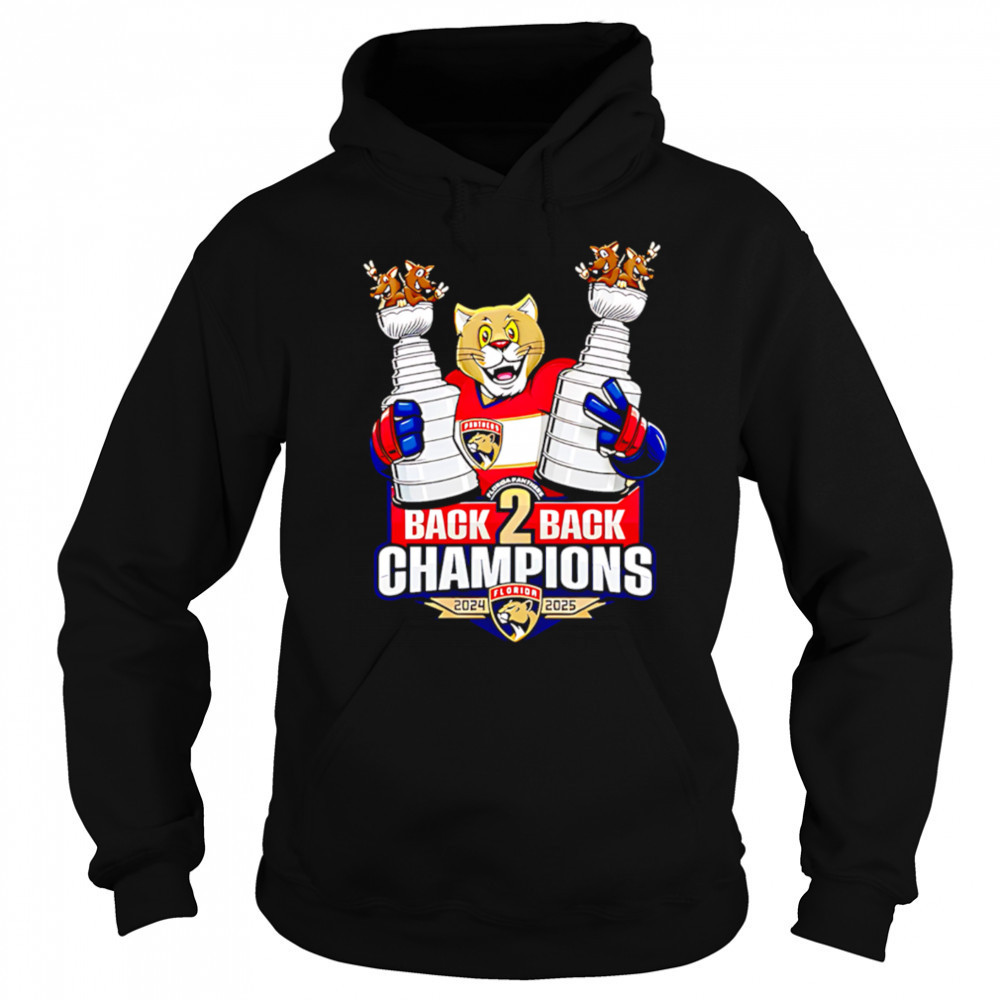 Florida Back To Back Champions Stanley Cup funny mascot shirt Hoodie