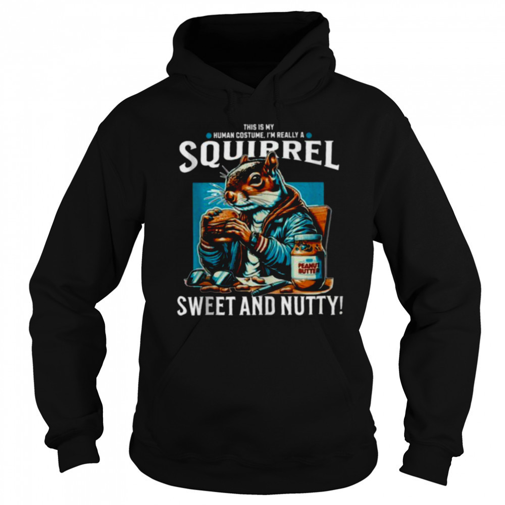 Funny Peanuts And Squirrel Shirt Hoodie