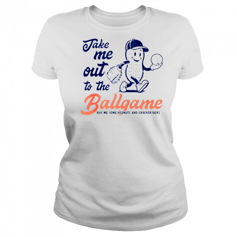 Funny Peanuts Take Me Out To The Ball Game Baseball Shirt Women's T-shirt