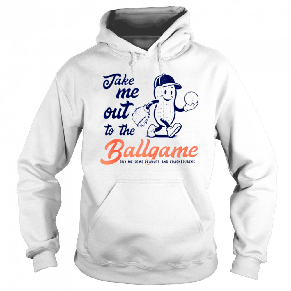 Funny Peanuts Take Me Out To The Ball Game Baseball Shirt Hoodie