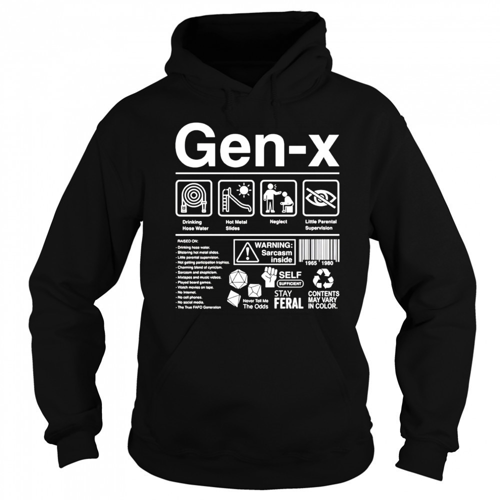Gen X Label shirt Hoodie