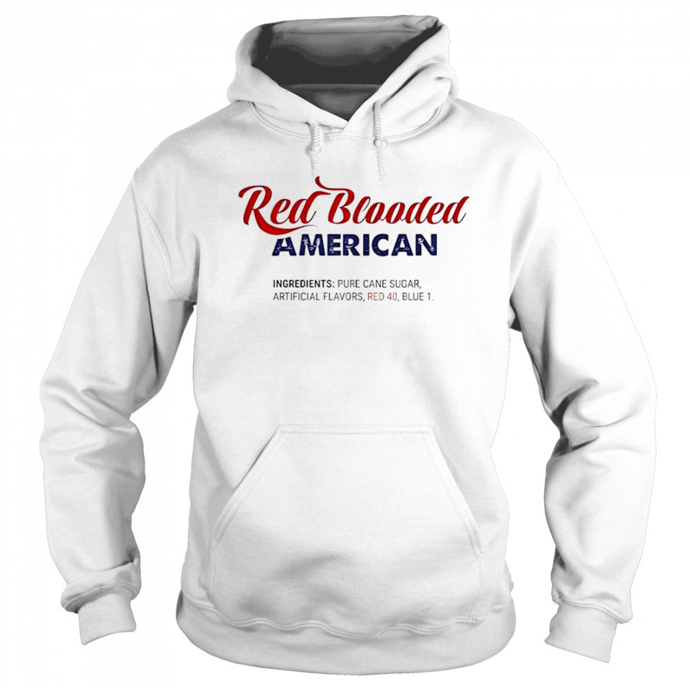 Happy Red Blooded American T-Shirt Hoodie