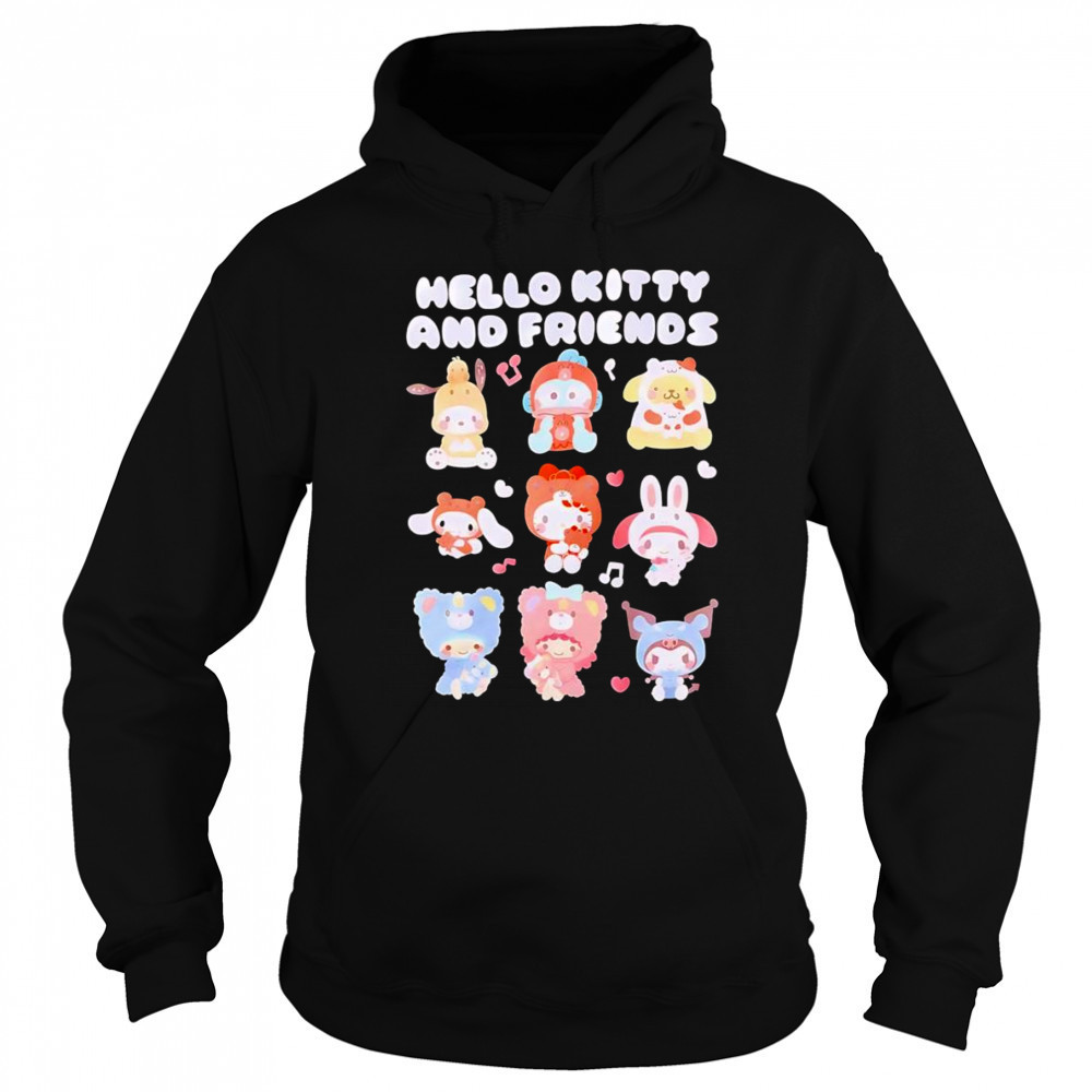Hello Kitty and Friends shirt Hoodie