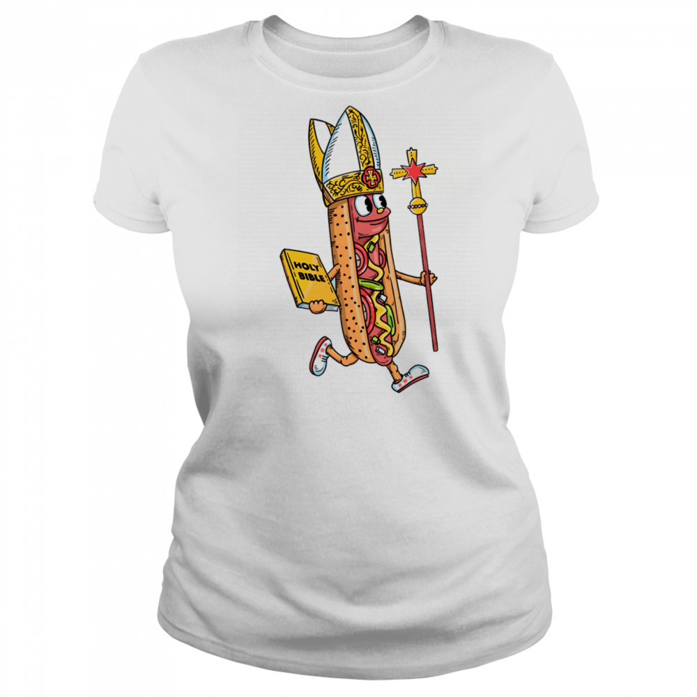 Hot dog Chicago Style Pope shirt Women's T-shirt