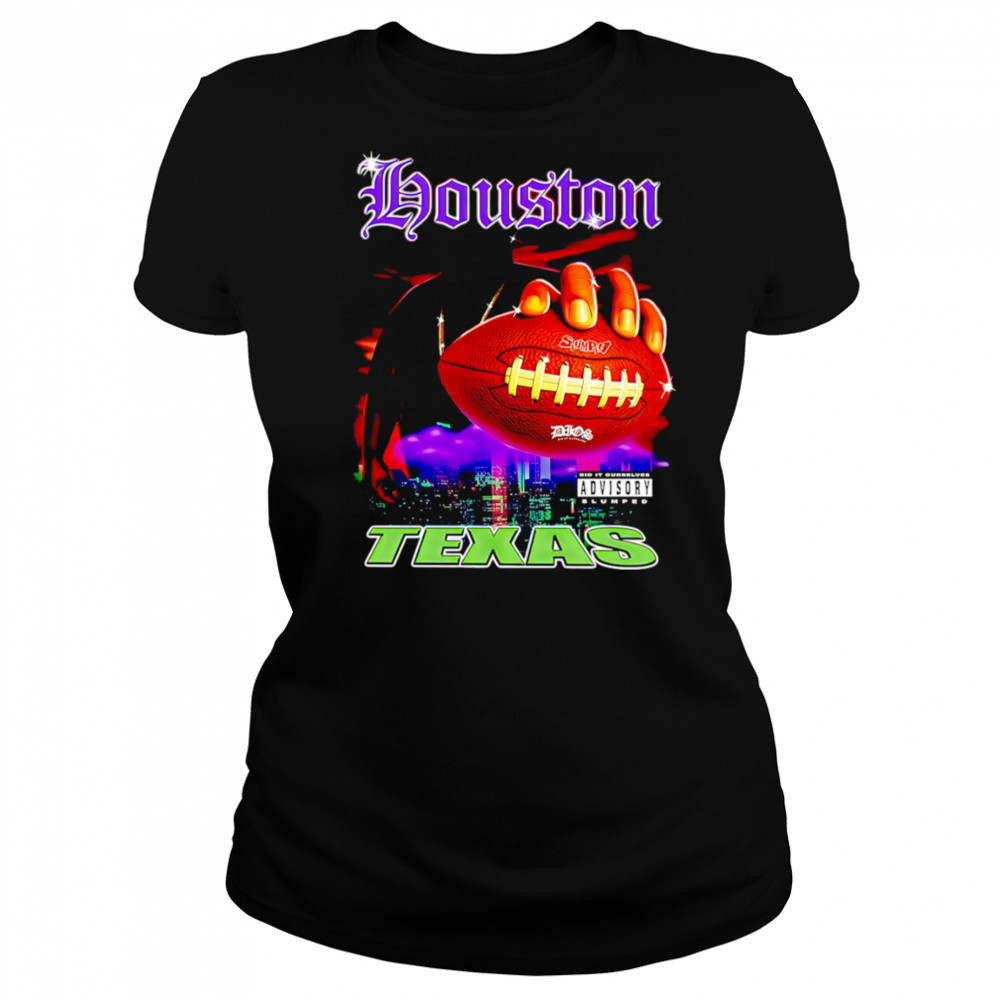 Houston Texans Ball football graphic shirt Women's T-shirt