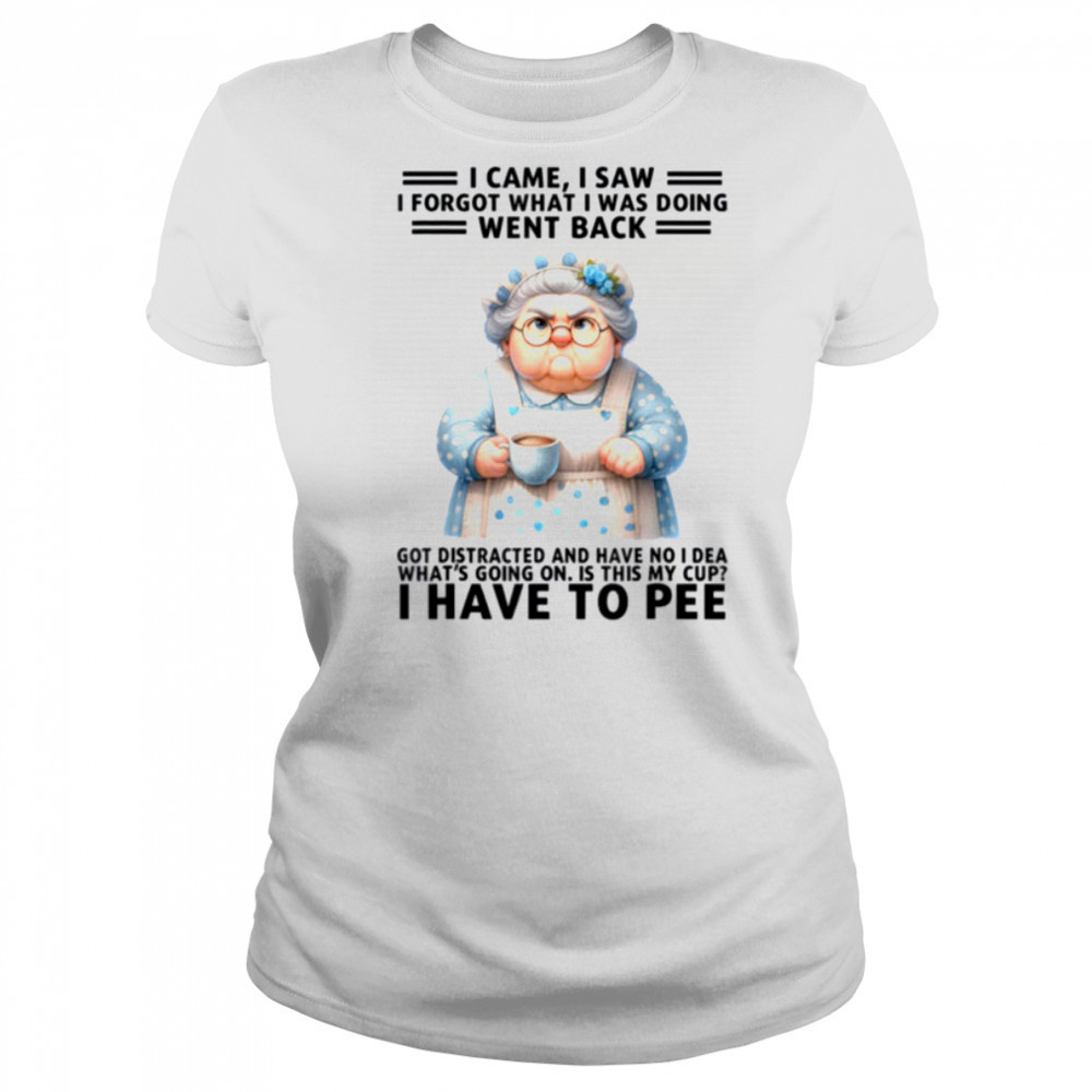 I Came I Saw I’m Forgot What I Was Doing Went Back Got T Shirt Women's T-shirt