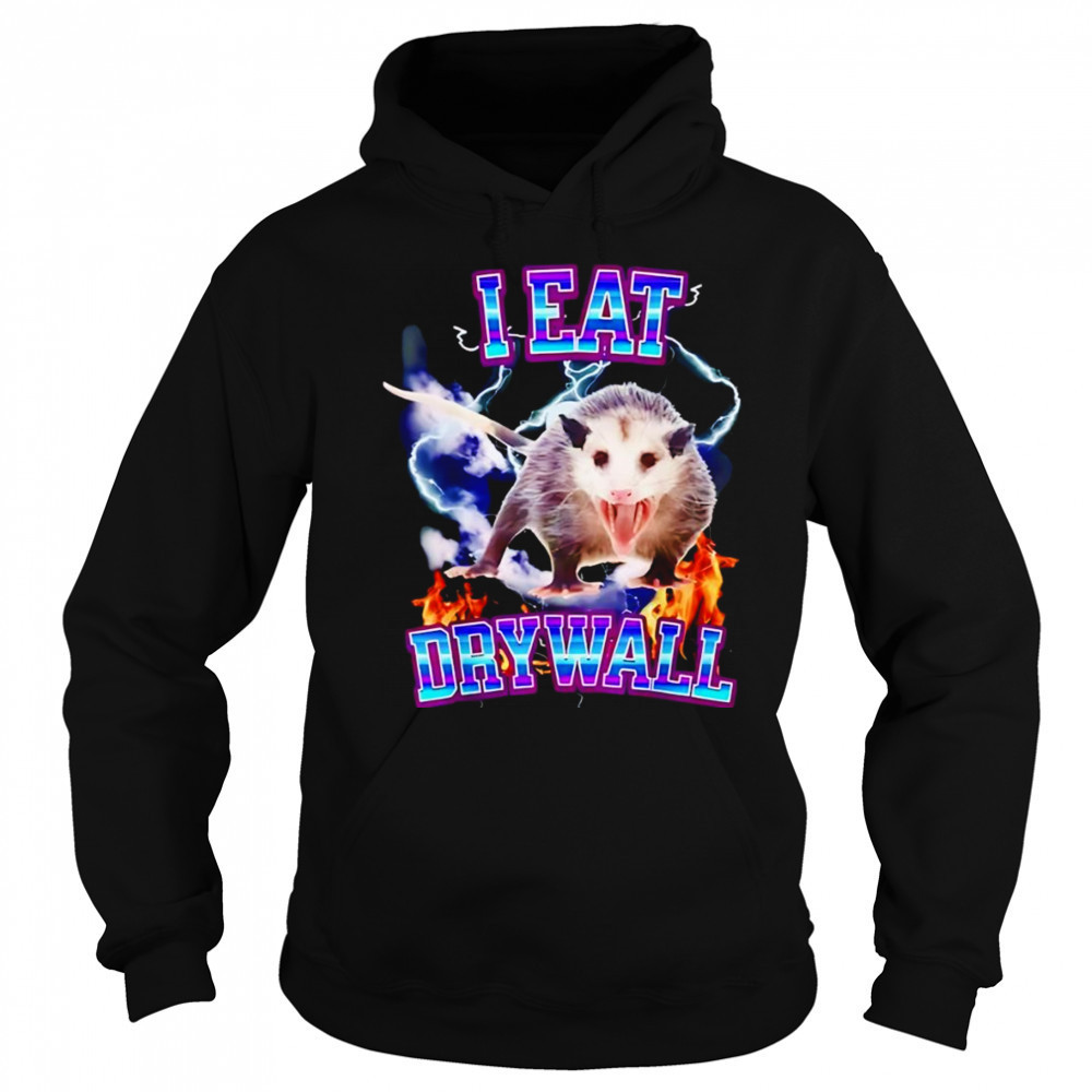 I eat drywall opossum shirt Hoodie