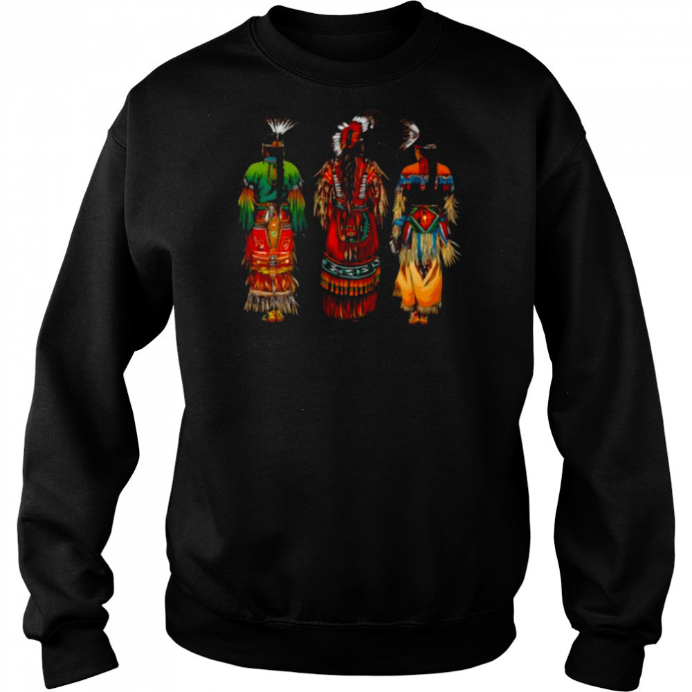 Indian Tribe Native American Feather Headdress Indian Chief Shirt Sweatshirt