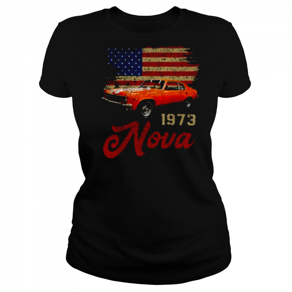 Jersey Style Nova 73 1973 Classic Old School Muscle Car T Shirt Women's T-shirt