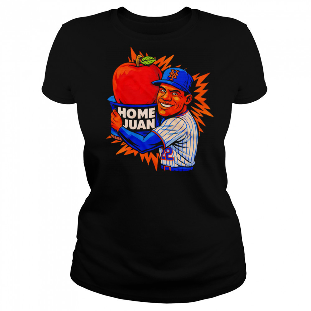 Juan Soto New York Mets Home Juan Apple Caricature Player shirt Women's T-shirt
