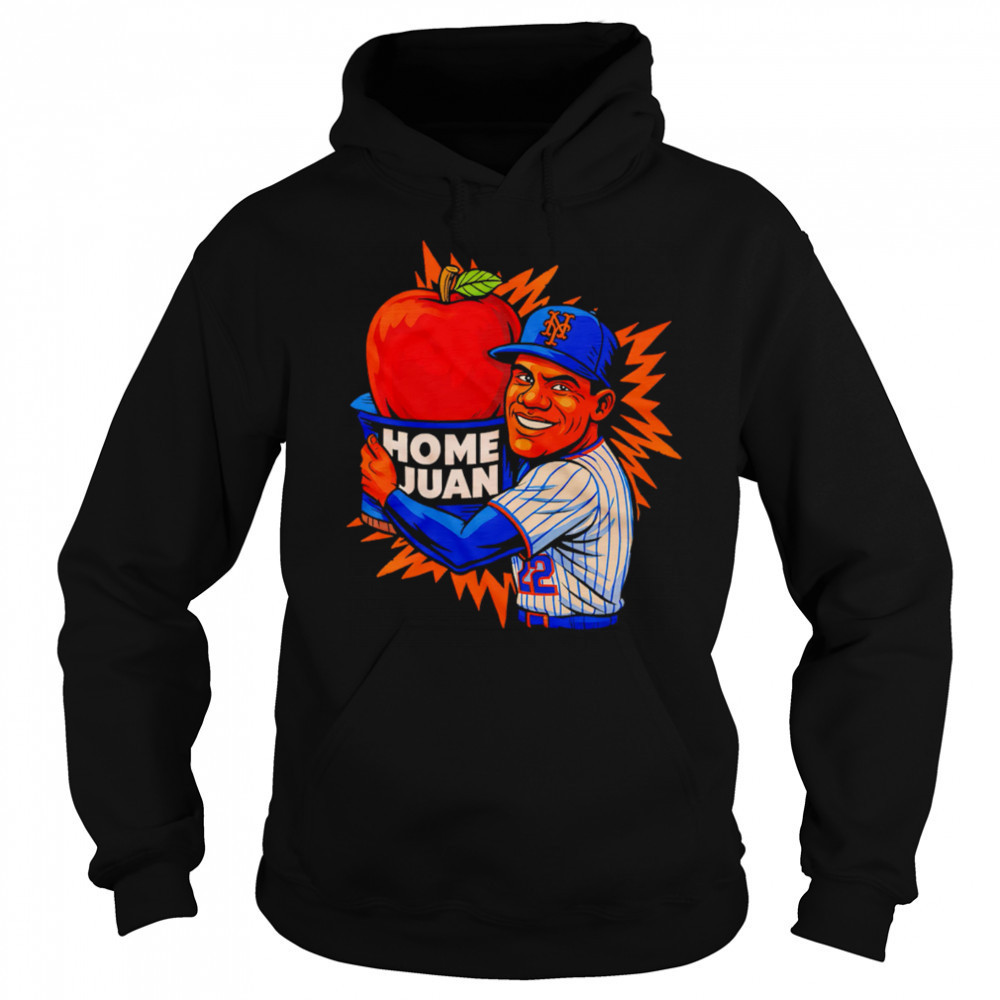 Juan Soto New York Mets Home Juan Apple Caricature Player shirt Hoodie