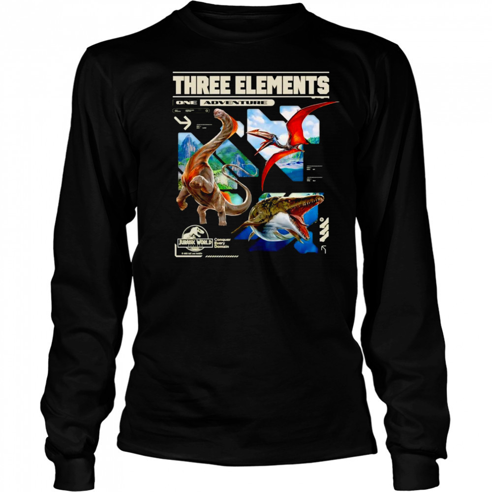 Jurassic World Rebirth 3 Elements shirt Long Sleeved
