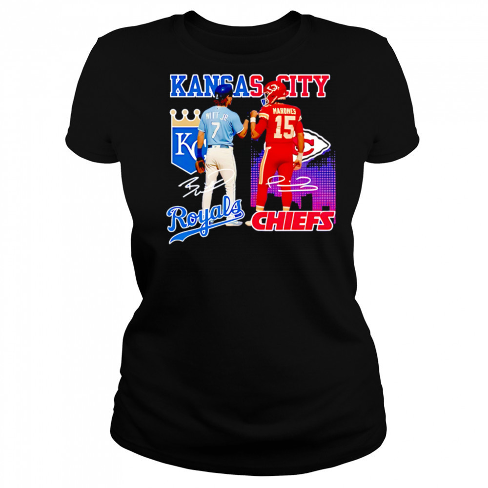 Kansas city Chiefs and royals star power shirt Women's T-shirt