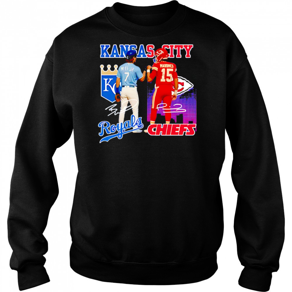Kansas city Chiefs and royals star power shirt Sweatshirt