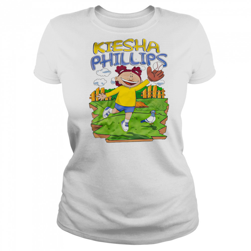 Kiesha Phillips baseball cartoon shirt Women's T-shirt