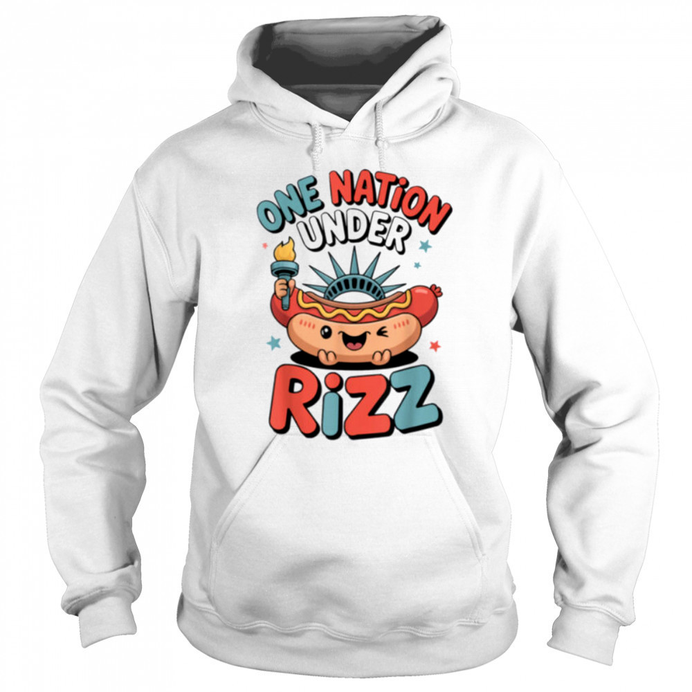 Land of the Rizz Funny Patriotic Day 4th Of July USA Flag T Shirt Hoodie