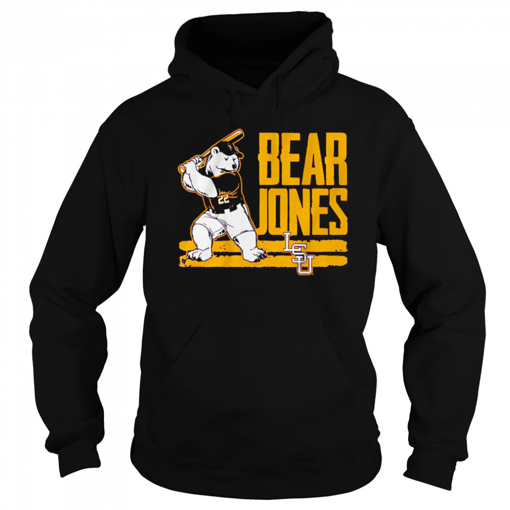 LSU Baseball Jared Jones Bear shirt Hoodie