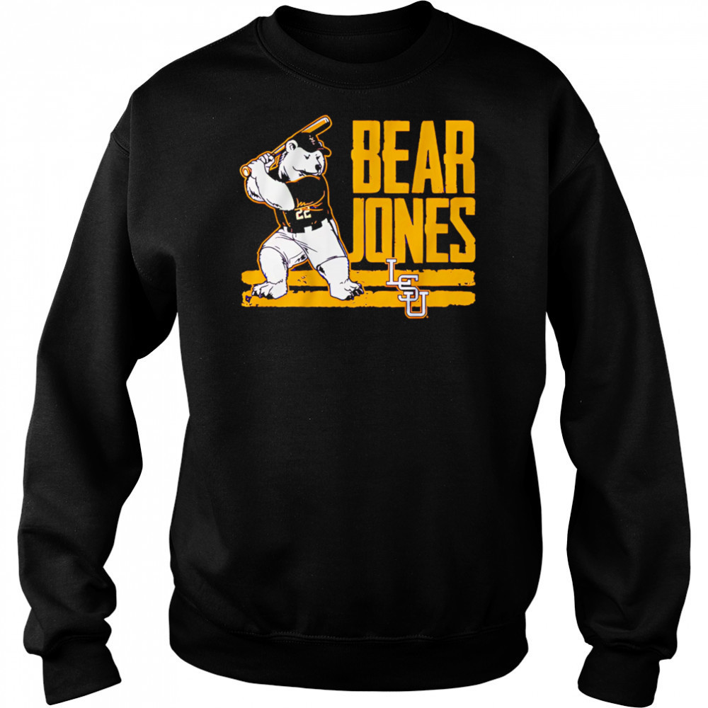 LSU Baseball Jared Jones Bear shirt Sweatshirt