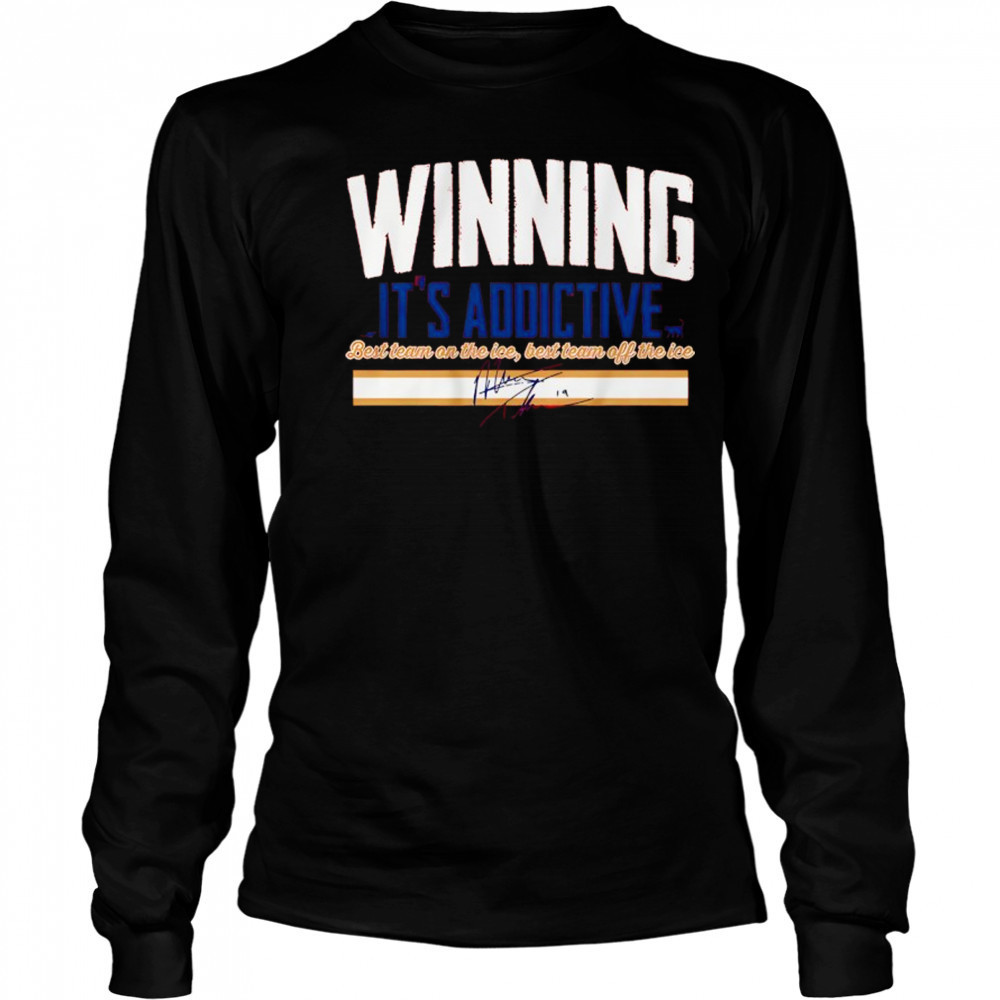 Matthew Tkachuck Winning It’s Addictive Shirt Long Sleeved