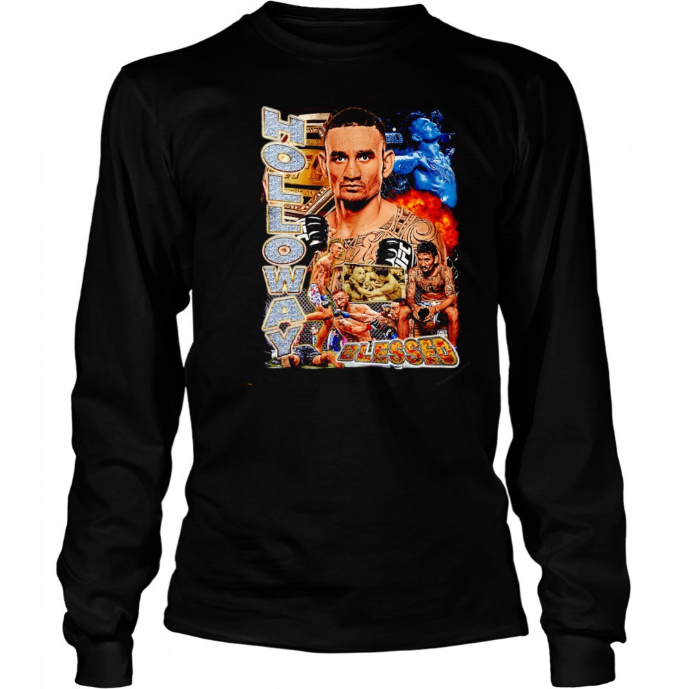 Max Holloway blessed vintage shirt Long Sleeved