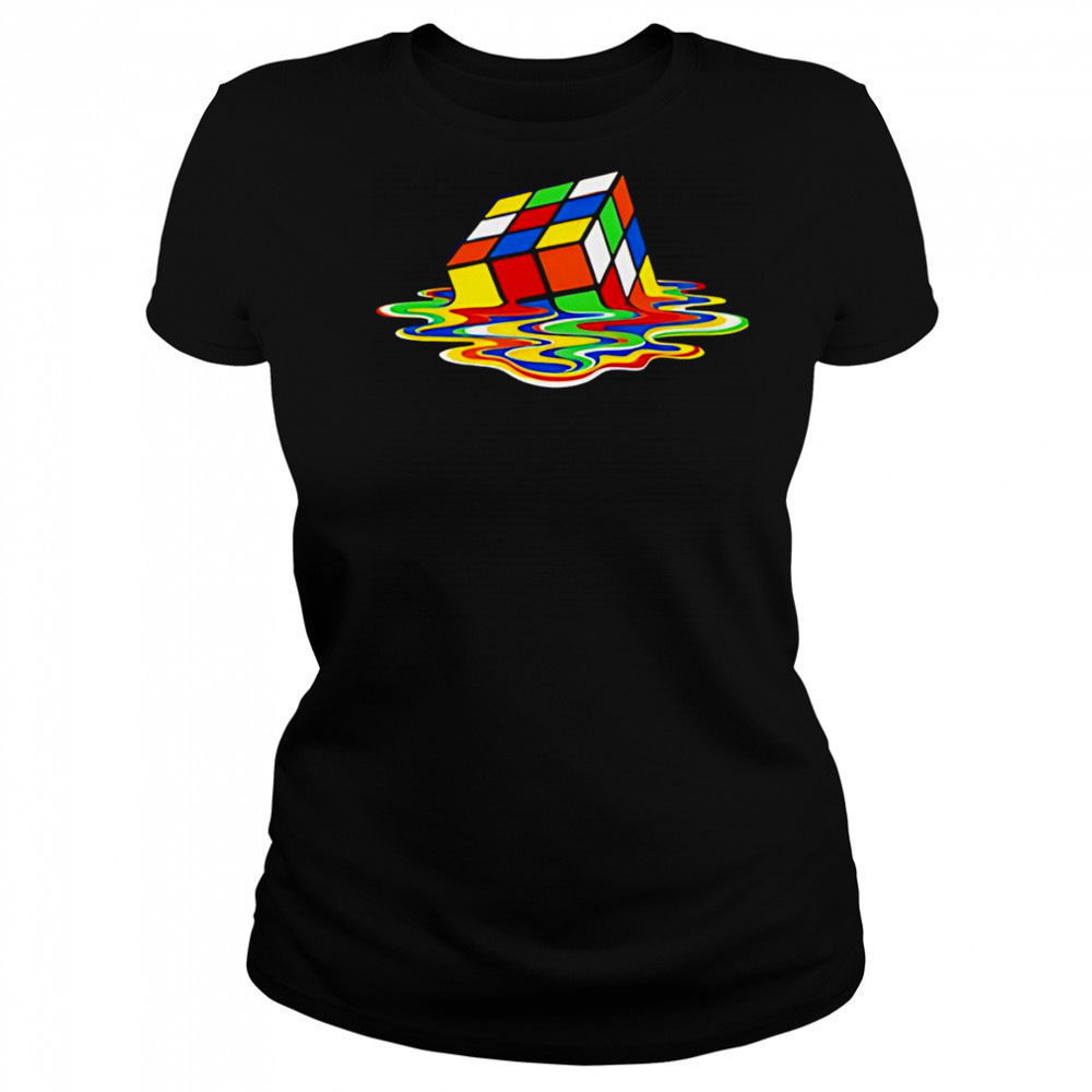 Melting Rubiks Cube shirt Women's T-shirt