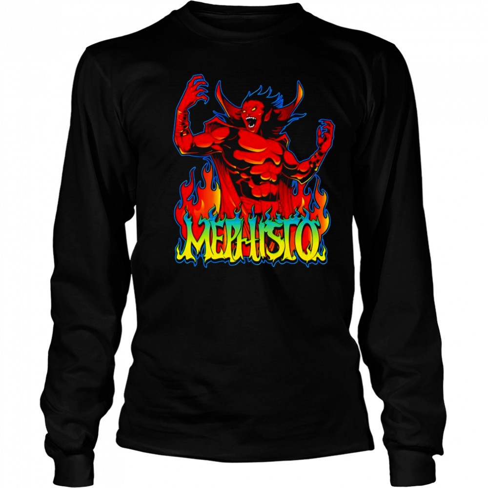 Mephistopheles graphic shirt Long Sleeved