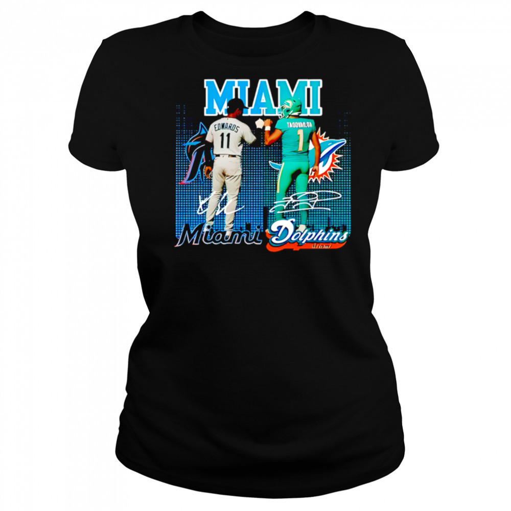 MiamI dolphins and marlins star power shirt Women's T-shirt
