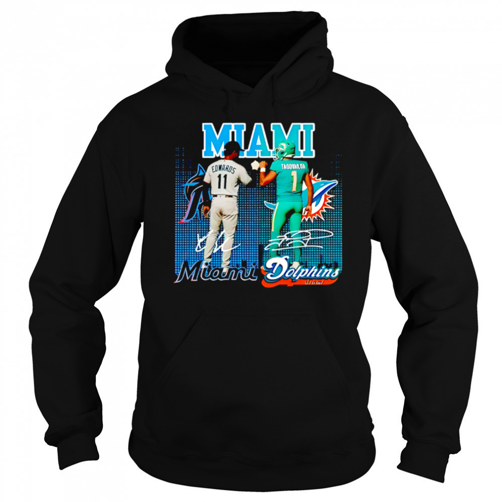 MiamI dolphins and marlins star power shirt Hoodie