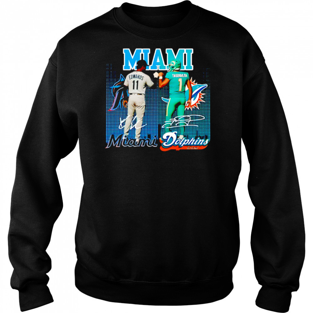 MiamI dolphins and marlins star power shirt Sweatshirt