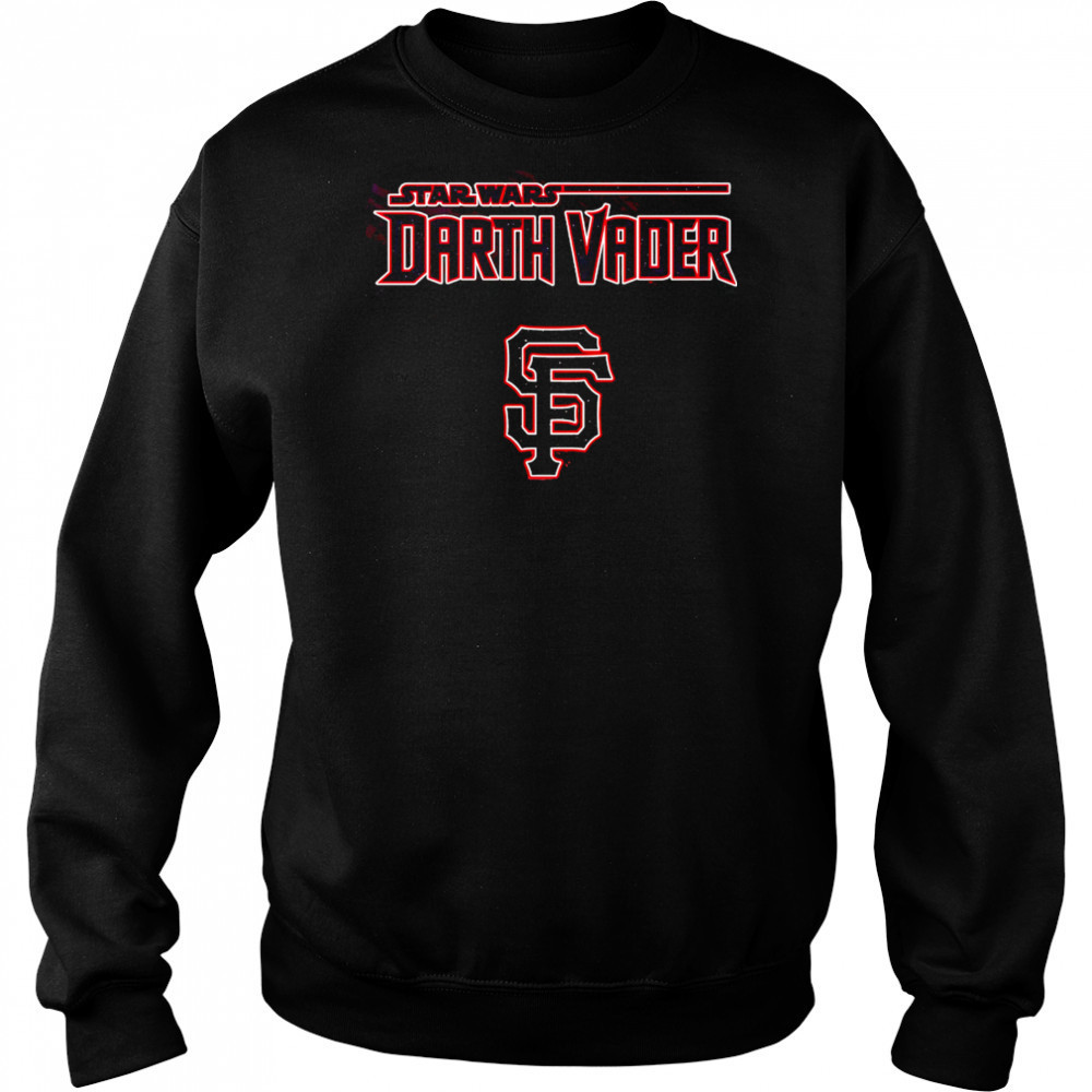 MLB Mix Star Wars Darth Vader San Francisco Giants 2025 Baseball shirt Sweatshirt