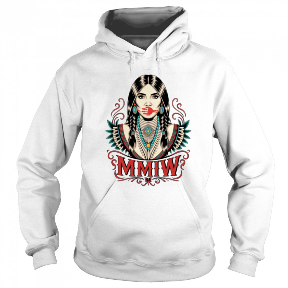 MMIW Missing & Murdered Indigenous Women Awareness Red Hand Long Sleeve T Shirt Hoodie